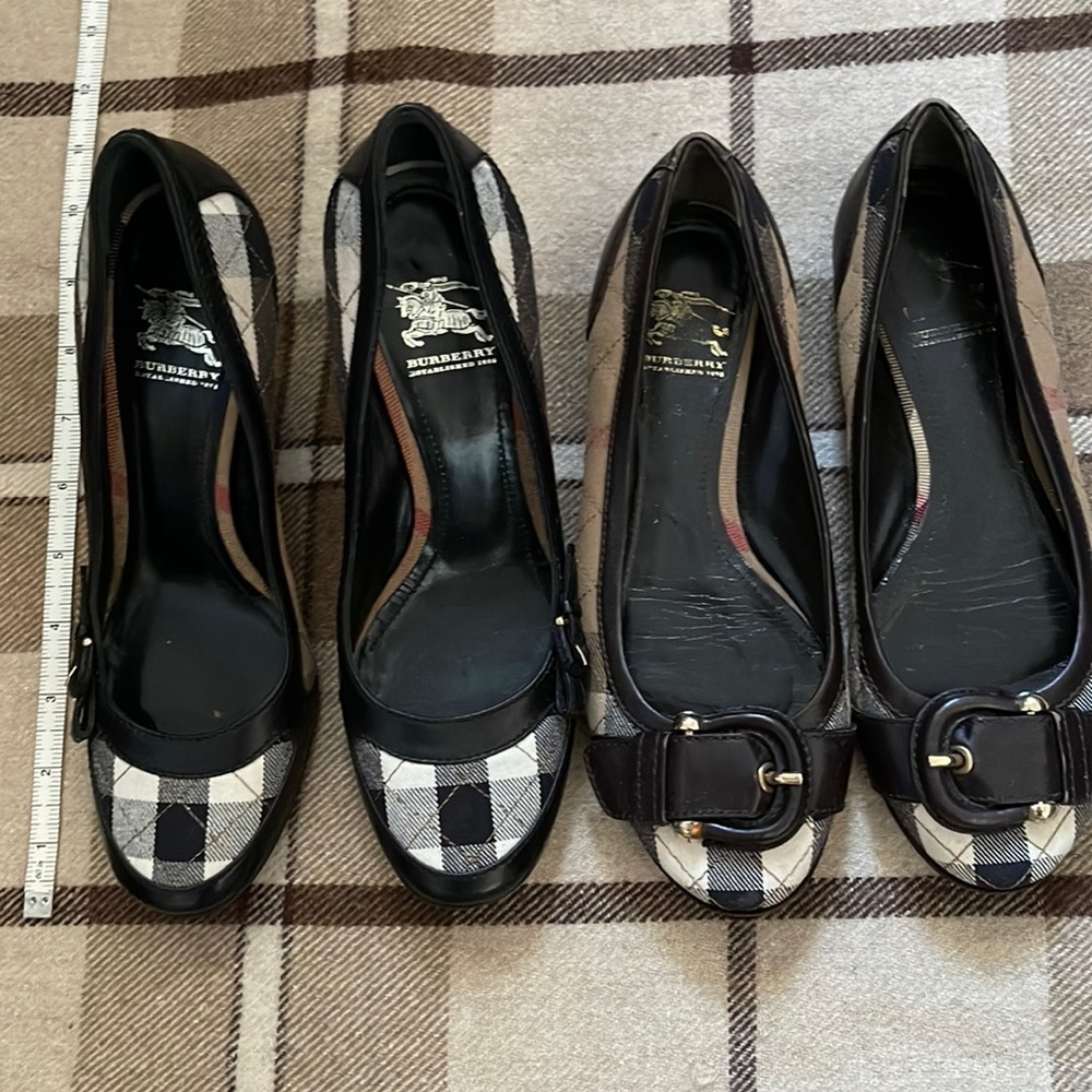 AUTHENTIC Burberry heels 361/2 and flats 36